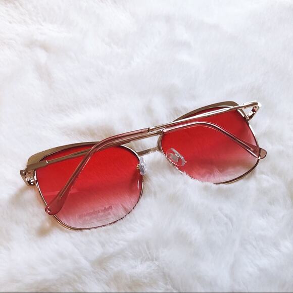 Robbie Pink Full Rim Retro Cat Eye Sunglasses - Picture 9 of 10